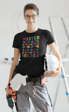 Load image into Gallery viewer, Master Builder Shirt, Funny Building Blocks Shirt, Builder Ornament Shirt, Building Brick Shirt
