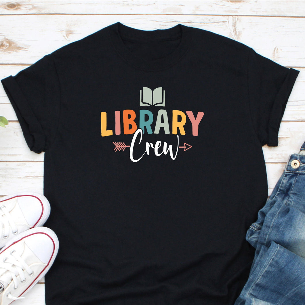 Library Crew Shirt, Librarian Shirt, Library Team Shirt, Library Squad Shirt, Book Lovers Shirt