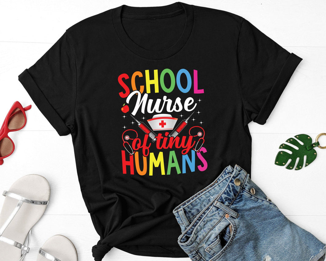 School Nurse Of Tiny Humans Shirt, Back To School Shirt, Proud School Nurse Shirt, Nursing Student