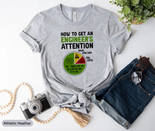 Load image into Gallery viewer, How To Get An Engineer&#39;s Attention Shirt, Gift For Engineer, Engineer Student Shirt, Engineer Teacher Tee
