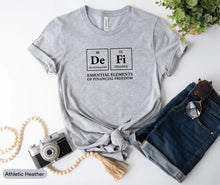 Load image into Gallery viewer, Essential Elements Of Financial Freedom Shirt, Defi Investor Shirt, Blockchain Shirt, Cryptocurrencies Shirt
