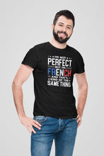 Load image into Gallery viewer, I&#39;m Not Perfect But I&#39;m French Shirt, I Love France Shirt, France Shirt, France Flag Shirt, Gift For French Friend
