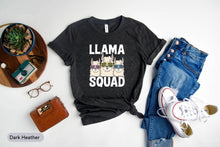 Load image into Gallery viewer, Llama Squad Shirt Kids, Llama Lovers Shirt Toddler, Llama Gift, Llama Birthday Shirt
