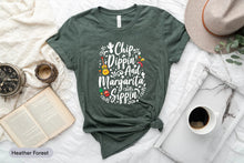 Load image into Gallery viewer, Chip Dippin And Margarita Sippin Shirt, Mexican Festival Shirt, Happy Cinco De Mayo Shirt
