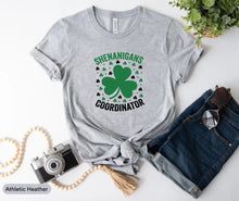 Load image into Gallery viewer, Shenanigans Coordinator Shirt, St Patrick&#39;s Day Shirt, Irish Shirt, Lucky Shamrock Shirt
