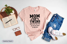 Load image into Gallery viewer, Mom Of Twins Shirt, Mom Of Two Shirt, Expecting Twins Shirt, Twins Baby Announcement
