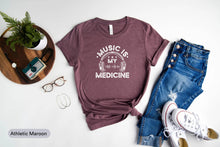 Load image into Gallery viewer, Music Is My Medicine Shirt, Gifts For Music Lovers, Music Is Life Shirt, Music Is My Therapy Shirt
