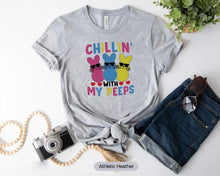Load image into Gallery viewer, Chillin&#39; With My Peeps Shirt, Easter Bunny Shirt, Easter Day Shirt, Kids Easter Shirt
