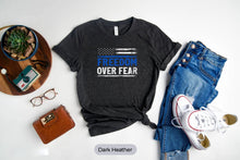 Load image into Gallery viewer, Freedom Over Fear Shirt, American Veteran Shirt, Unmask America Shirt, Fourth Of July Shirt
