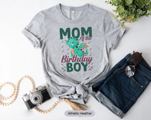 Load image into Gallery viewer, Mom Of The Birthday Boy Shirt, Mom Birthday Boy, Birthday Shirt Mom, Dino Mom Tee
