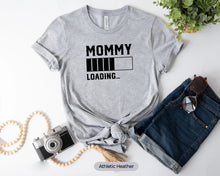 Load image into Gallery viewer, Mommy Loading Shirt Pregnancy Announcement Shirt For Couples, Pregnancy Reveal Shirts
