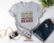 Load image into Gallery viewer, Awesome Beard Shirt, Beard Lover Shirt, Beard Dad Shirt, Bearded Shirt
