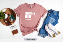 Load image into Gallery viewer, Mommy Loading Shirt Pregnancy Announcement Shirt For Couples, Pregnancy Reveal Shirts
