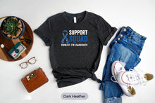 Load image into Gallery viewer, Support Squad Diabetes T1D Awareness Shirt, T1D Awareness Shirt, T1D Walk Month Shirt
