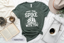 Load image into Gallery viewer, May The Spike With You Shirt, Softball Lover Shirt, Football Sport, Football Match Day
