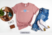 Load image into Gallery viewer, Greece Shirt, Greece Flag Shirt, Greece Map Shirt, Greece Travel Shirt, Greece Tourist Shirt, Proud Greek Shirt
