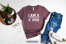 Load image into Gallery viewer, I Am A Fibromyalgia Warrior Shirt, Invisible Illness Shirt, Fibromyalgia Awareness Shirt
