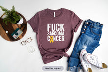 Load image into Gallery viewer, Fuck Sarcoma Cancer Shirt, Sarcoma Cancer Awareness Shirt, Sarcoma Survivor Shirt
