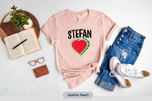 Load image into Gallery viewer, Stefan Shirt, Japanese Watermelon Shirt, Watermelon Lover Gift, Sliced Watermelon, Summer Fruit Shirt
