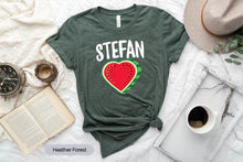 Load image into Gallery viewer, Stefan Shirt, Japanese Watermelon Shirt, Watermelon Lover Gift, Sliced Watermelon, Summer Fruit Shirt
