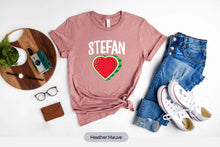 Load image into Gallery viewer, Stefan Shirt, Japanese Watermelon Shirt, Watermelon Lover Gift, Sliced Watermelon, Summer Fruit Shirt
