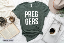 Load image into Gallery viewer, Preggers Shirt, Pregnancy Announcement Shirt, Pregnancy Reveal Shirts, Mom To Be Shirt
