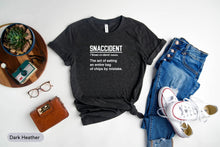 Load image into Gallery viewer, Snaccident Definition Shirt, Bag of Potato Chips Shirt, Snaccident Shirt, Potato Chips Gift
