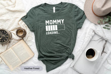 Load image into Gallery viewer, Mommy Loading Shirt Pregnancy Announcement Shirt For Couples, Pregnancy Reveal Shirts
