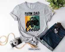 Load image into Gallery viewer, Farm Dad Like A Regular Dad But Cooler Shirt, Farm Dad Shirt, Gift For Farmer Dad, Farmer Shirt
