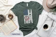 Load image into Gallery viewer, American Flag VA Nurse Shirt, Patriotic Nurse Shirt, Fourth Of July Nurse Shirt, Veterans Affairs Nurse Shirt
