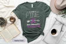 Load image into Gallery viewer, Chiari Malformation Warrior Shirt, Brain Aneurysm Shirt, Brain Cancer Shirt, Brain Surgery Shirt
