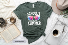 Load image into Gallery viewer, School&#39;s Out For Summer Shirt, Last Day Of School Shirt, Hello Summer Shirt, Teacher Off Duty Shirt
