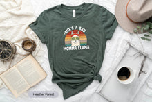 Load image into Gallery viewer, She&#39;s a Bad Momma Llama Shirt, Funny Llama Mom Shirt, Llama Lover Shirt, Llama Gift
