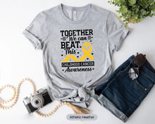 Load image into Gallery viewer, Together We Can Beat This Shirt, Neuroblastoma Awareness, Strong Childhood Cancer, Child Cancer Shirt
