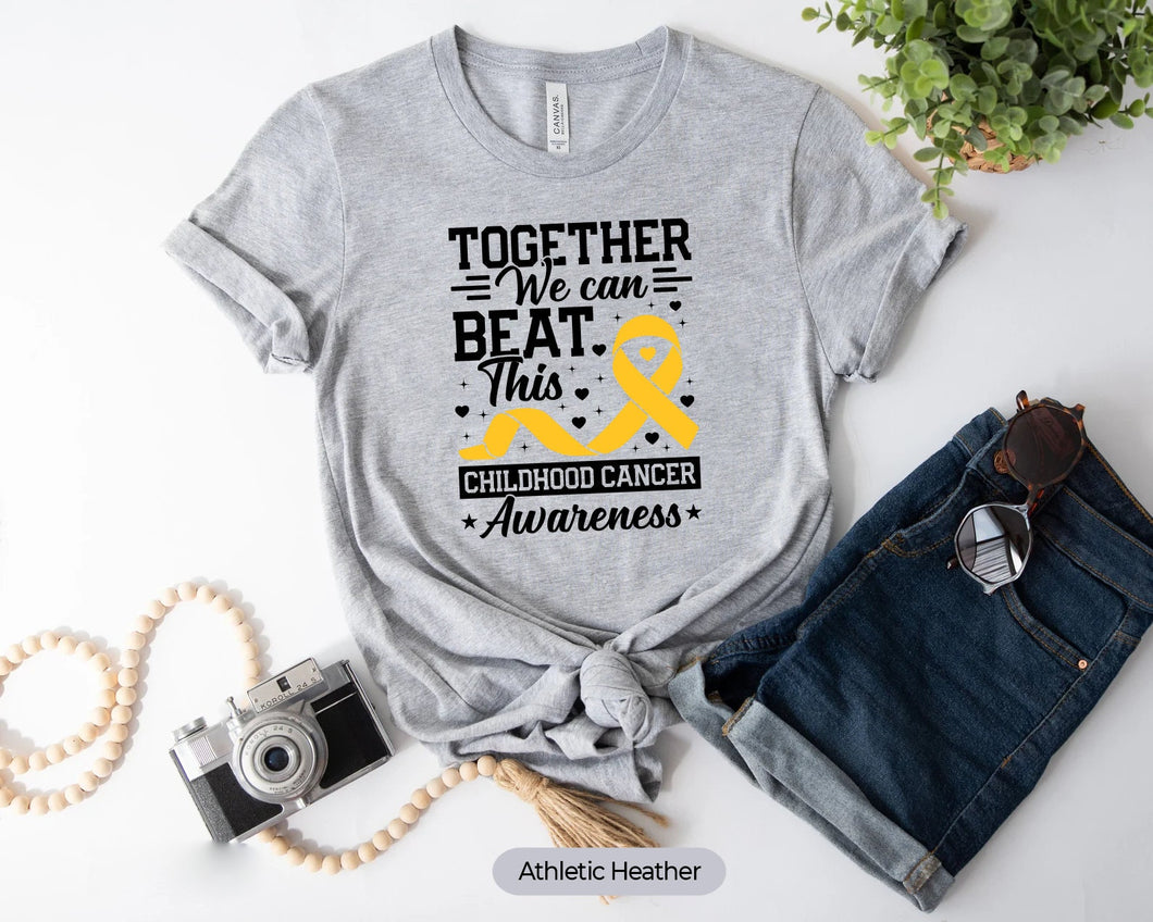 Together We Can Beat This Shirt, Neuroblastoma Awareness, Strong Childhood Cancer, Child Cancer Shirt